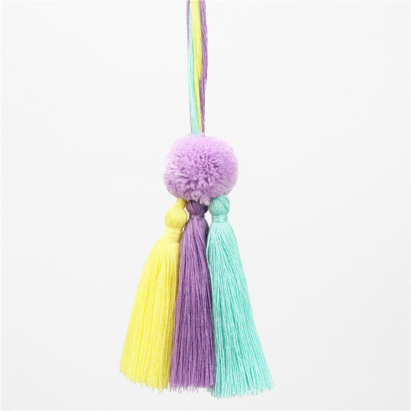 Trendy Boho Pompom Pendant KeyChains [Spirit and Rebel]   