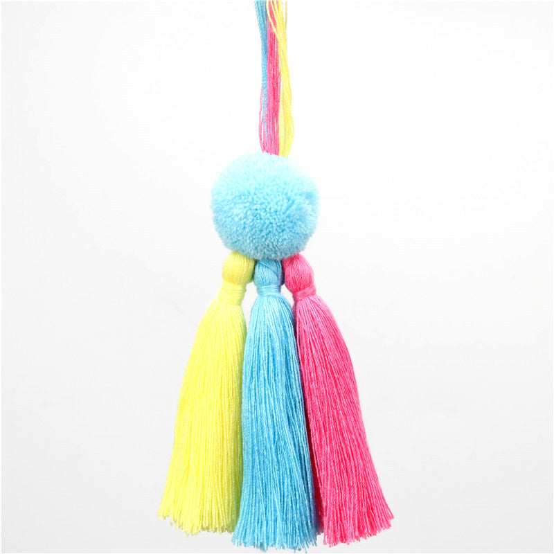 Trendy Boho Pompom Pendant KeyChains [Spirit and Rebel]   