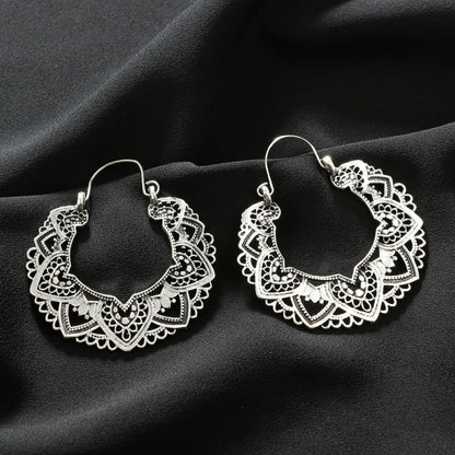 Spirit and Rebel Vintage Silver Boho Earrings [Spirit and Rebel]   