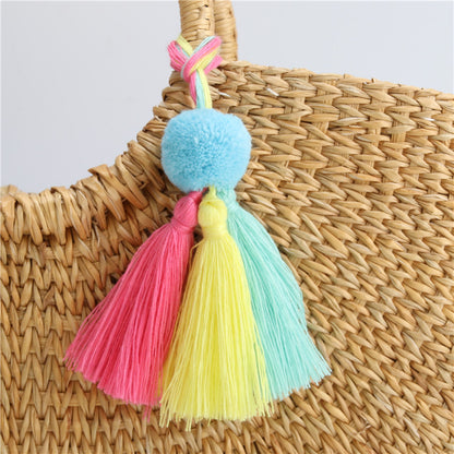 Trendy Boho Pompom Pendant KeyChains [Spirit and Rebel]   