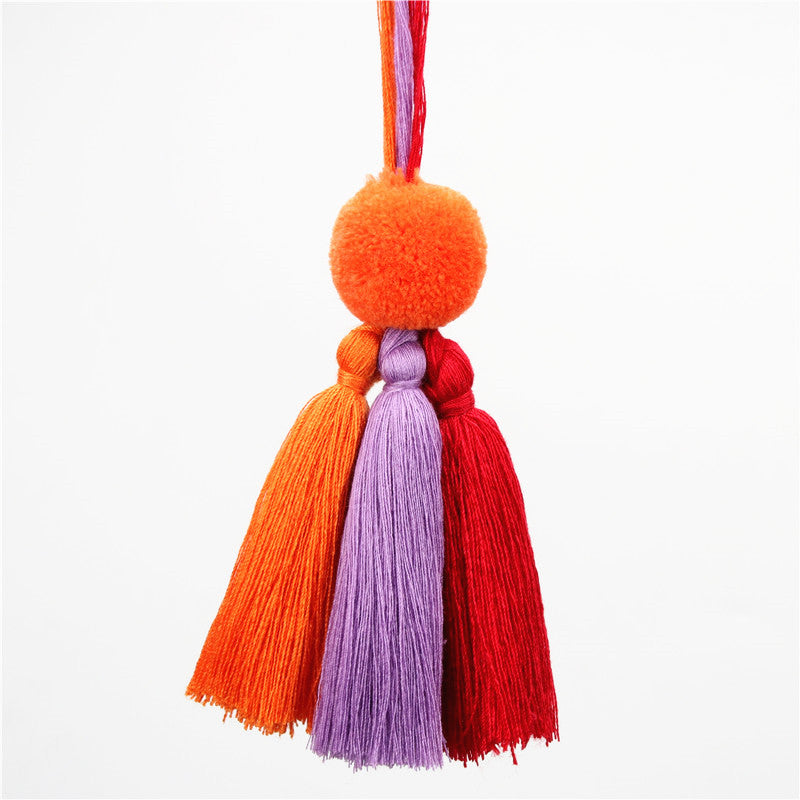 Trendy Boho Pompom Pendant KeyChains [Spirit and Rebel]   