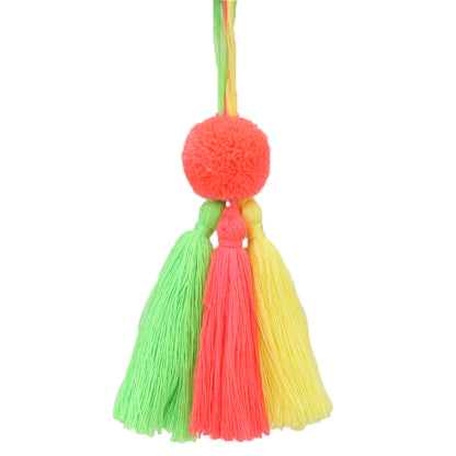 Trendy Boho Pompom Pendant KeyChains [Spirit and Rebel]   