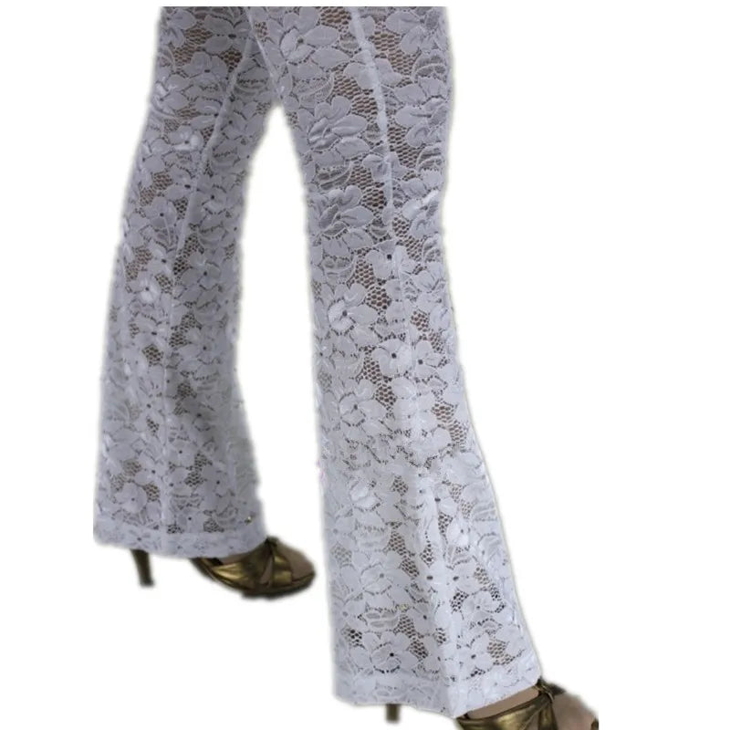 Wanderlust Lace Boho Pants - Available in Plus Size XS-10XL [Spirit and Rebel]   