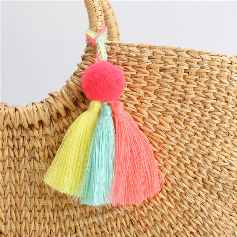 Trendy Boho Pompom Pendant KeyChains [Spirit and Rebel]   