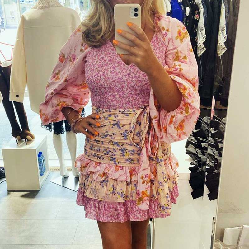 Pink Elegant Boho Dress [Spirit and Rebel]   