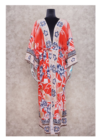 Wanderlust Boho Half Sleeve Kimono Beach Cover Up [Spirit and Rebel]   