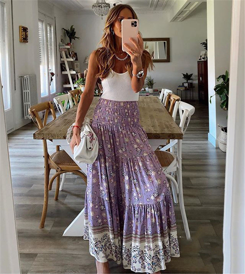 Wildflower Wanderer Boho Maxi Skirt [Spirit and Rebel]   