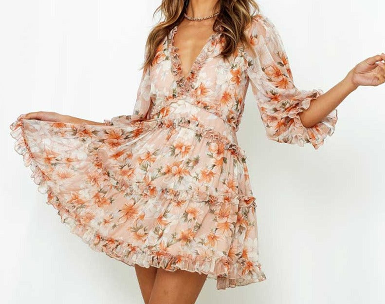 Dreamy Boho Open Back Dress [Spirit and Rebel]   