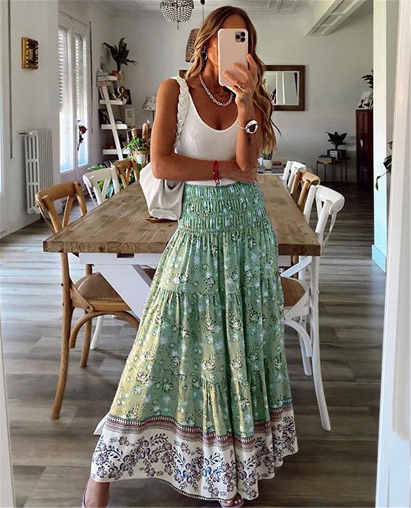 Bohemian skirt and top best sale