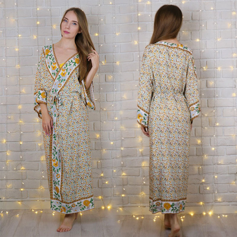 Wanderlust Boho Half Sleeve Kimono Beach Cover Up [Spirit and Rebel]   