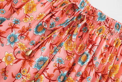 Free Spirit Floral Boho Maxi Skirt [Spirit and Rebel]   