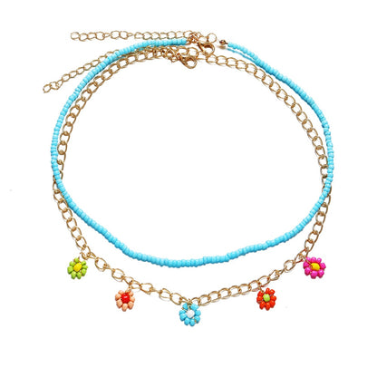 Bohemian Shell Choker Necklace [Spirit and Rebel] 44381  