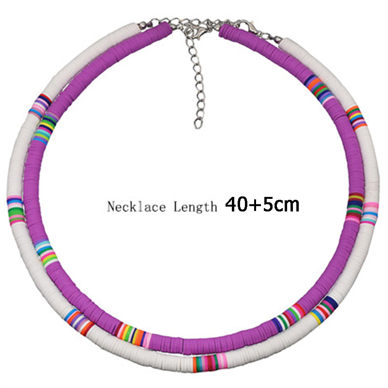 Spirit and Rebel Colorful Choker Necklace [Spirit and Rebel]   