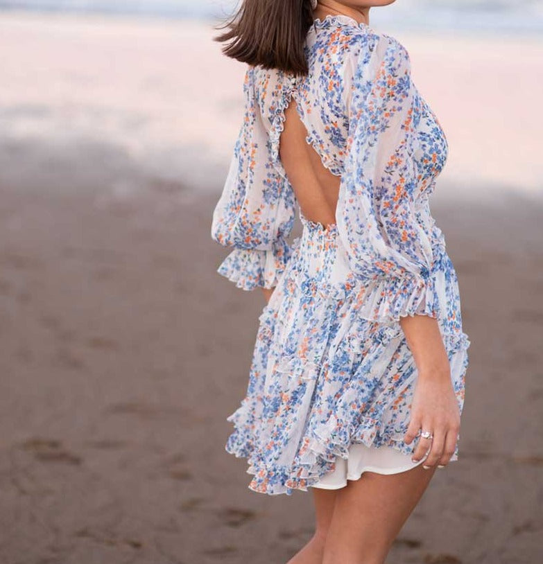 Dreamy Boho Open Back Dress [Spirit and Rebel]   