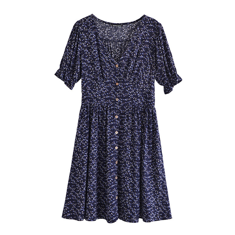 French Floral Mini Boho Dress [Spirit and Rebel]   