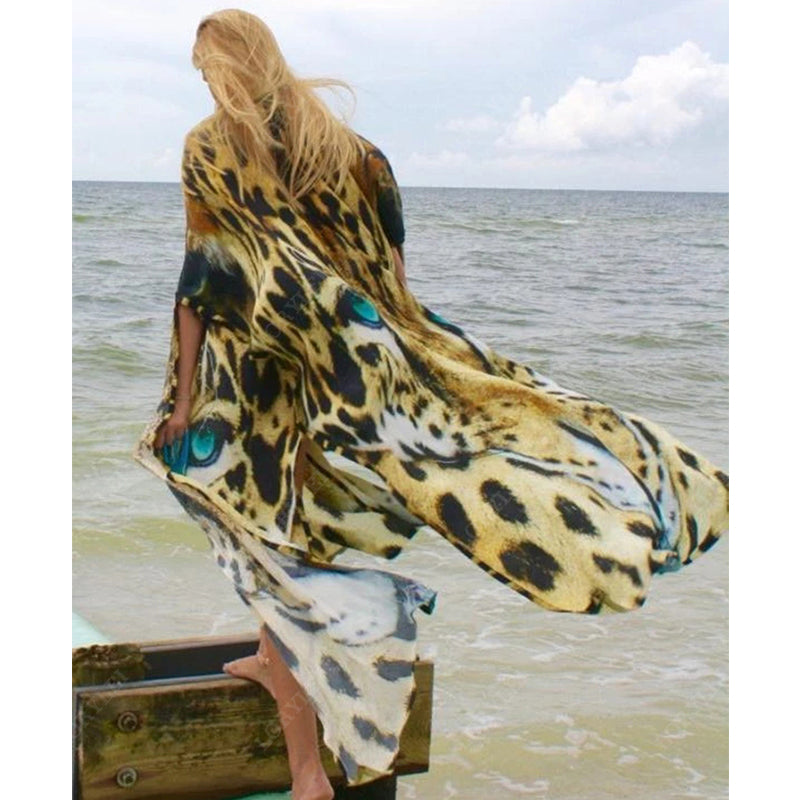 Wanderlust Boho Half Sleeve Kimono Beach Cover Up [Spirit and Rebel]   