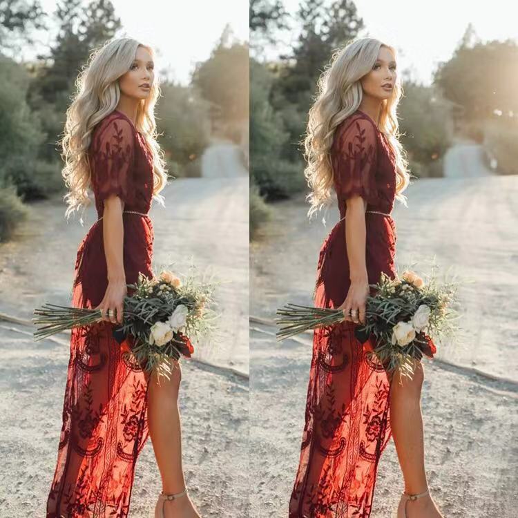 Lace Goddess Boho Maxi Dress [Spirit and Rebel]   