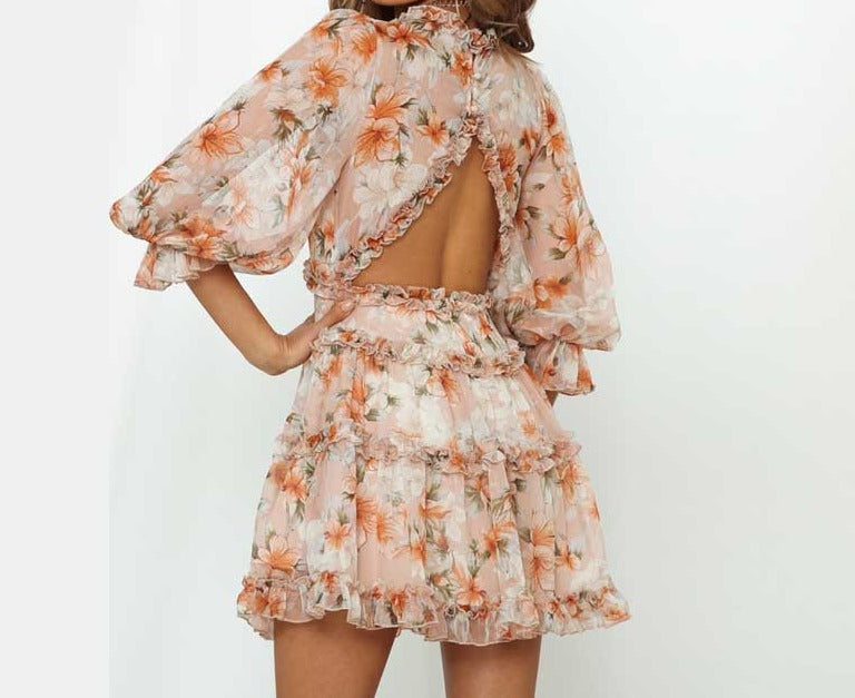 Dreamy Boho Open Back Dress [Spirit and Rebel]   