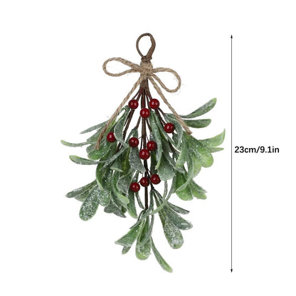 Artificial Hanging Christmas Mistletoe Decor [Spirit and Rebel]   