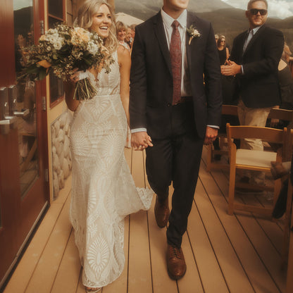 Beach Boho Wedding Dress [Spirit and Rebel]   