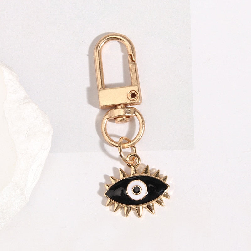 Eye Of Horus Keychain Blue Eye Key Ring Hamsa Hand [Spirit and Rebel] E5764  