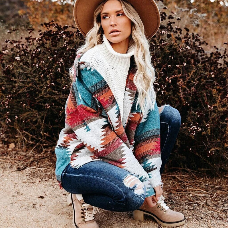 Boho Goddess Long Sleeved Shirt Jacket [Spirit and Rebel]   