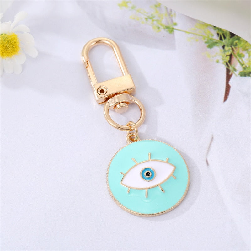 Spirit and Rebel Evil Eye Keychain [Spirit and Rebel] Green  