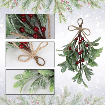 Artificial Hanging Christmas Mistletoe Decor [Spirit and Rebel]   