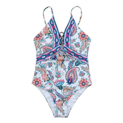 Wanderlust One-Piece Swimsuit [Spirit and Rebel] White S 