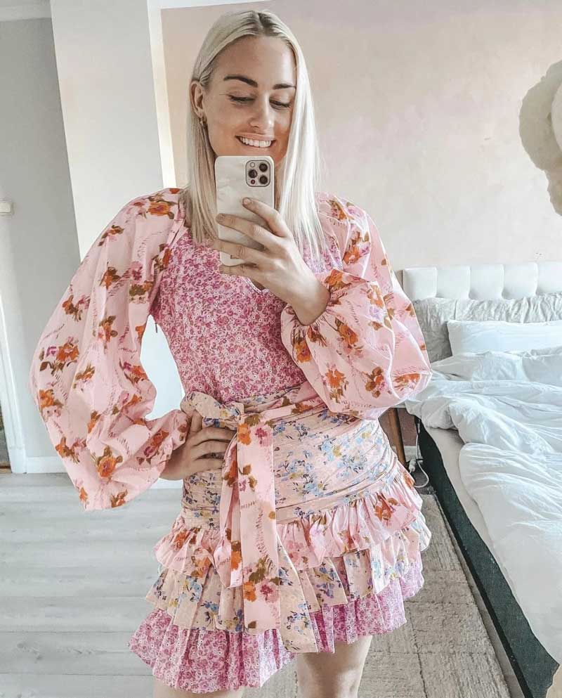 Pink Elegant Boho Dress [Spirit and Rebel]   