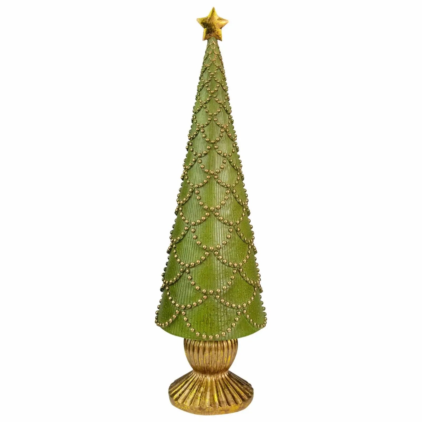 Green Christmas Tree Cone with Star Topper [Spirit and Rebel]   