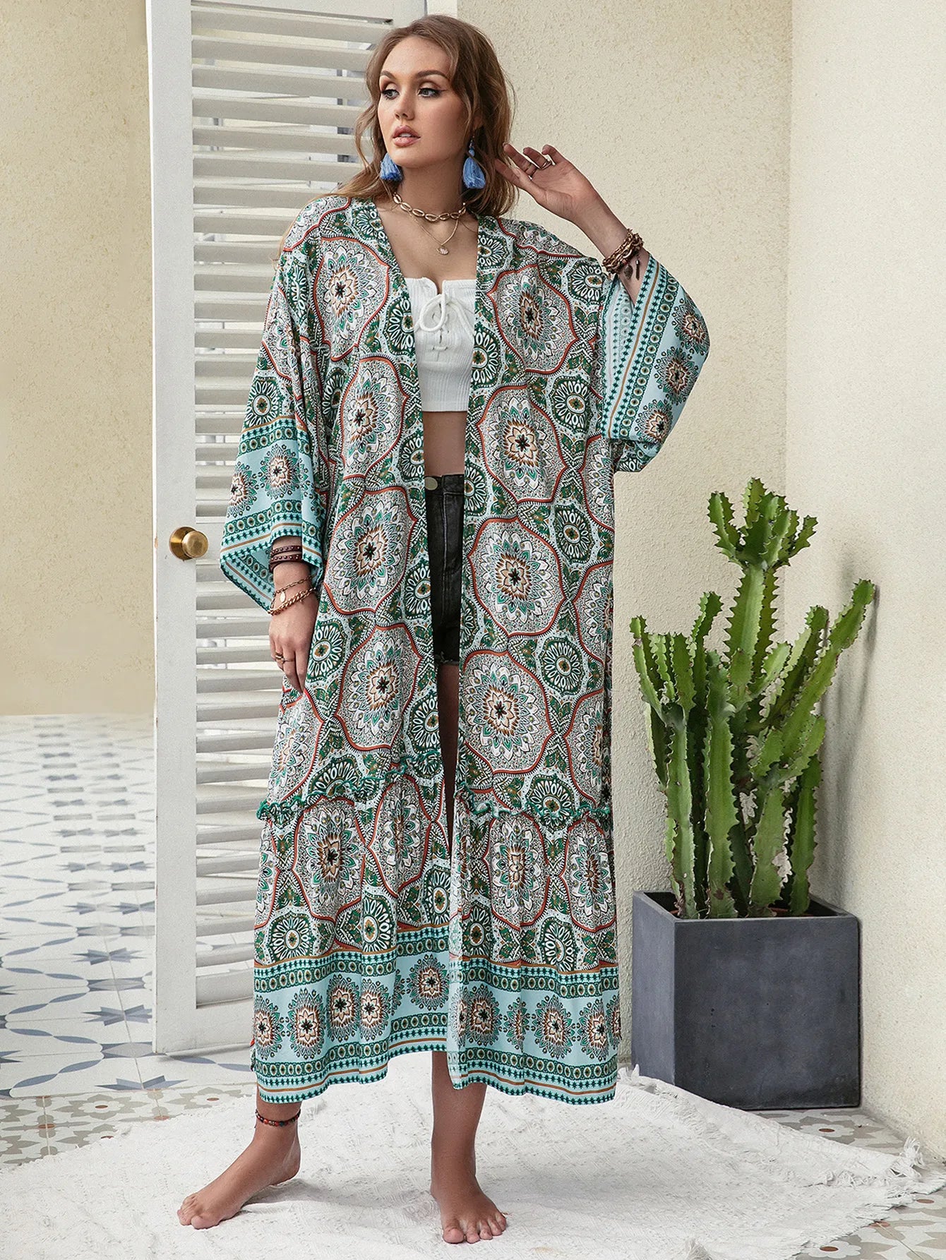 Luxe Lounge Boho Kimono [Spirit and Rebel]   