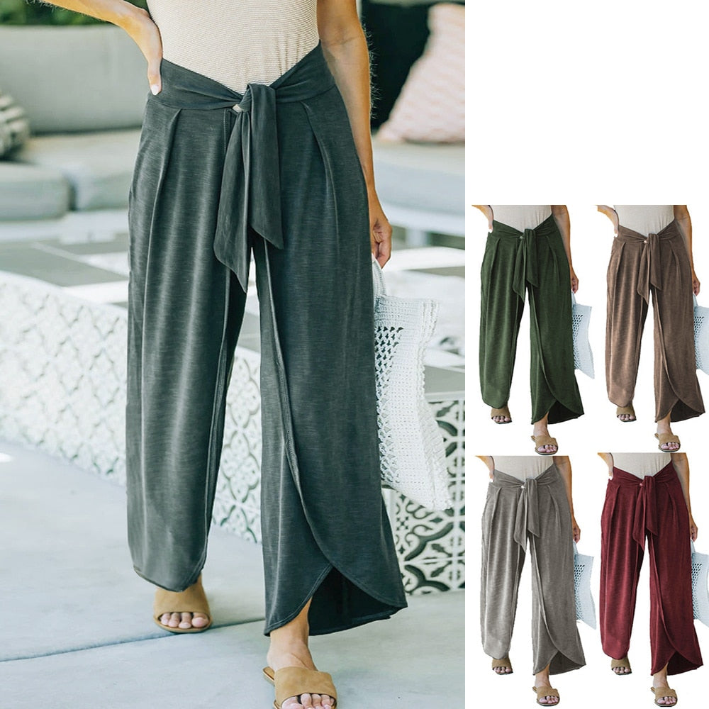 Boho Harmony Waist Tie Pants [Spirit and Rebel]   