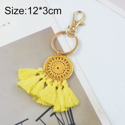 Boho Tassel Bag Charm Key Chain [Spirit and Rebel]   