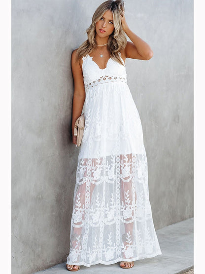 Allure Bohemian Lace Maxi Dress [Spirit and Rebel]   