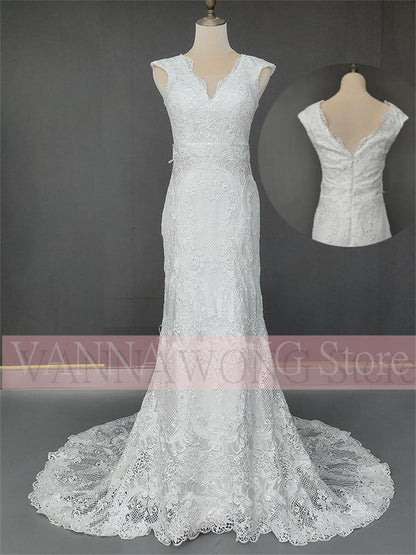 Boho Mermaid Dreams Wedding Dress [Spirit and Rebel] Off white(High Back) 2 