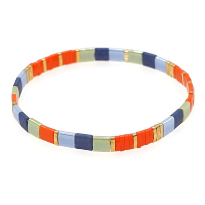 Spirit and Rebel Boho Colorful Bracelets [Spirit and Rebel] Red/Blue  