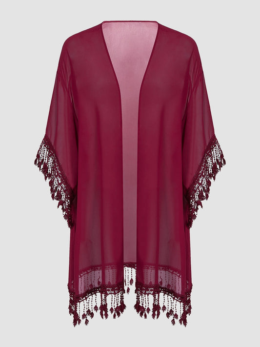 Spirit and Rebel Plus Size Boho Kimono [Spirit and Rebel]   