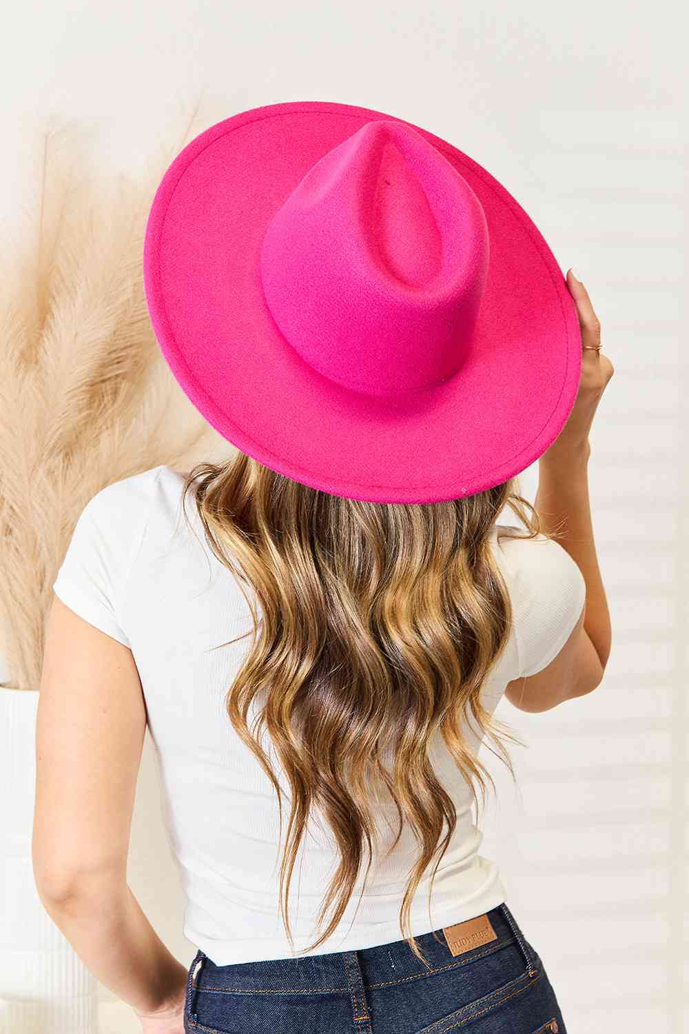 Fame Flat Brim Fedora Fashion Hat [Spirit and Rebel]   