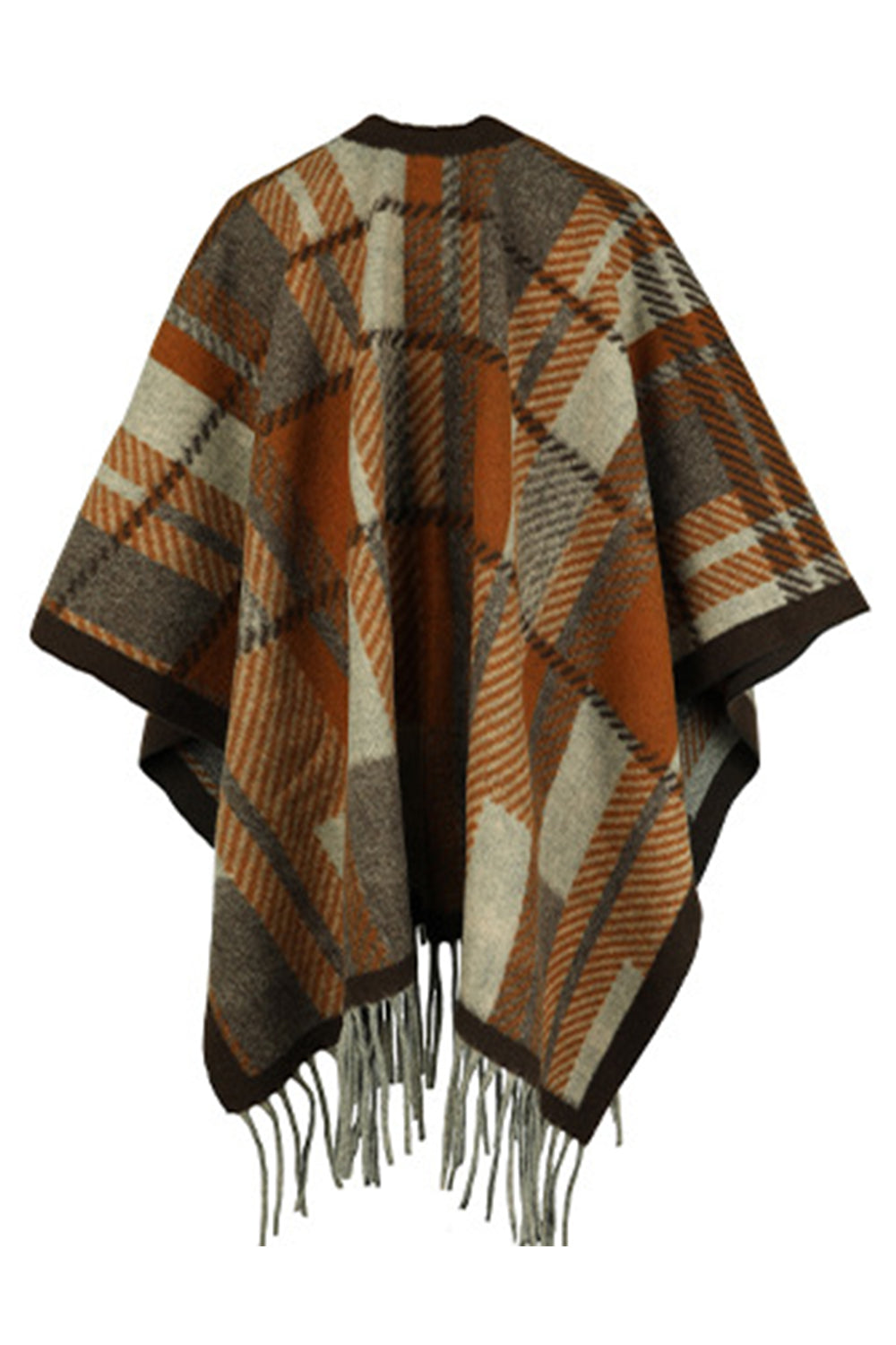 Cloak Sleeve Fringe Detail Poncho [Spirit and Rebel]   