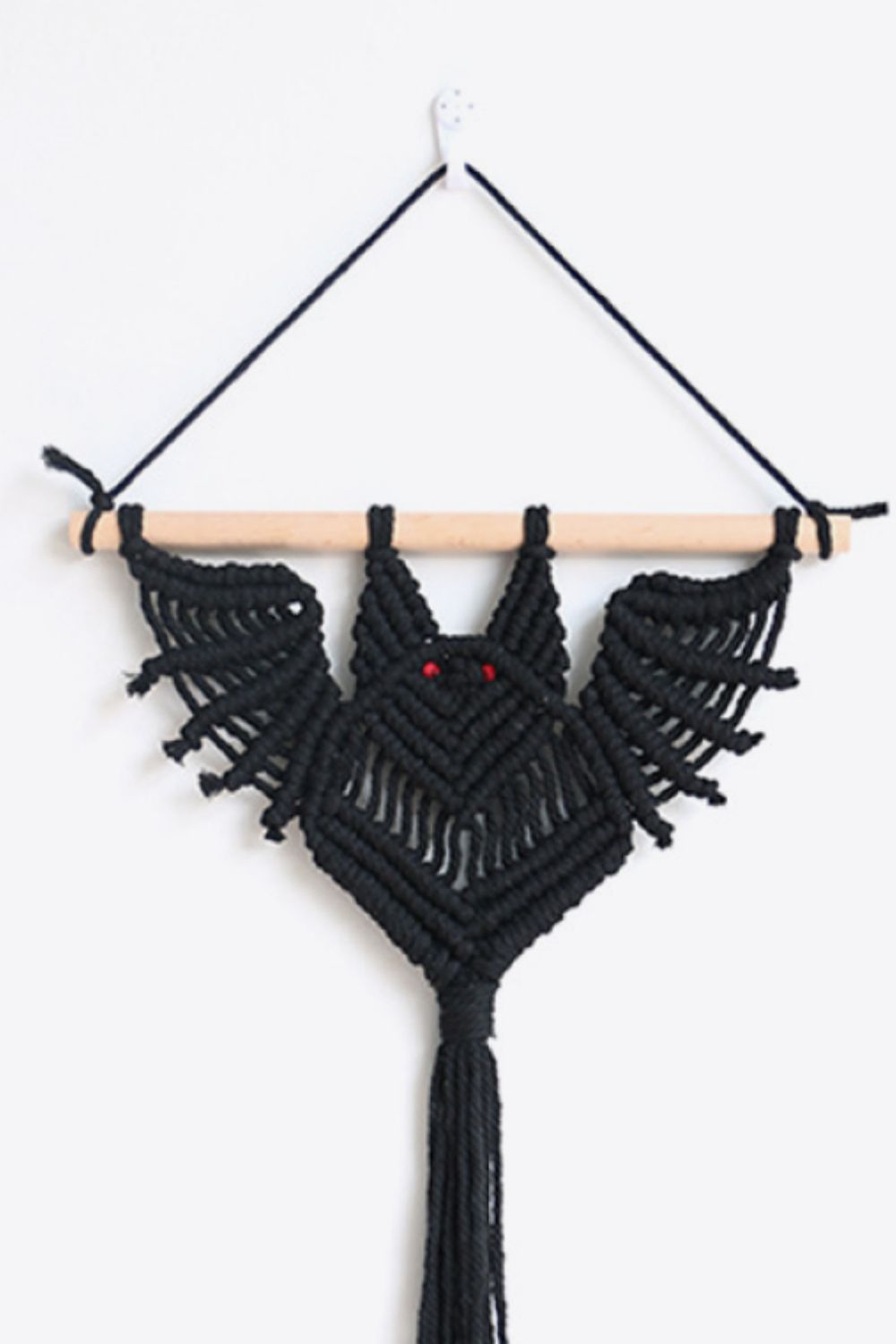 19.7" Bat Macrame Wall Plant Hanger [Spirit and Rebel]   