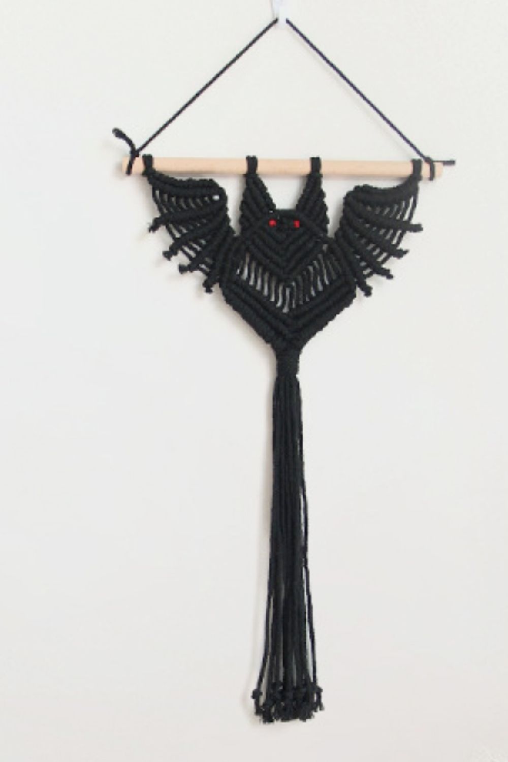 19.7" Bat Macrame Wall Plant Hanger [Spirit and Rebel]   