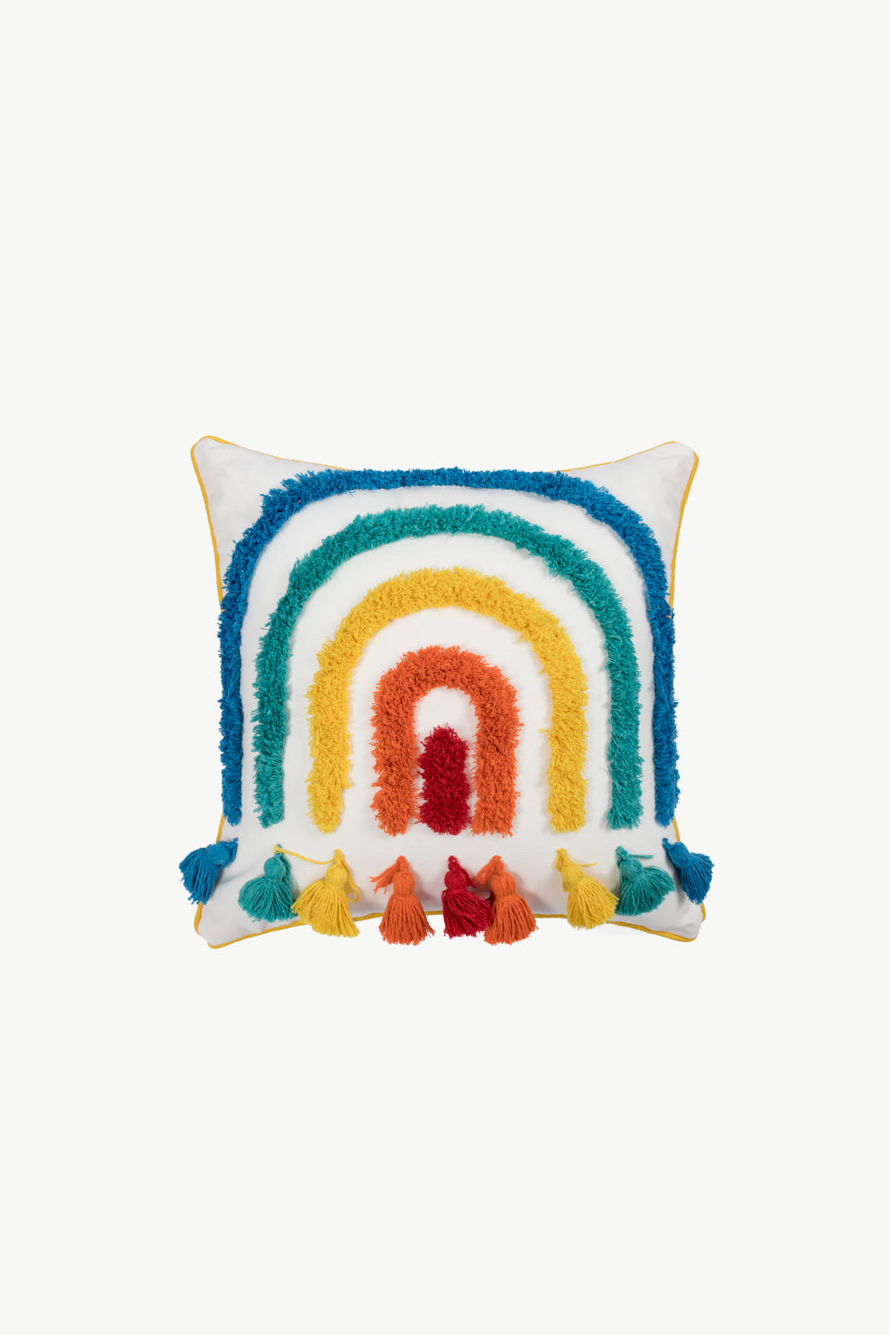 Multicolored Throw Boho Pillow Case [Spirit and Rebel] Rainbow One Size 