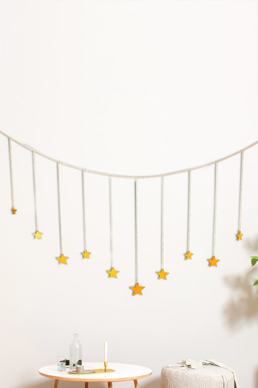 Boho Home Decor Moon Star Wall Hanging [Spirit and Rebel]   