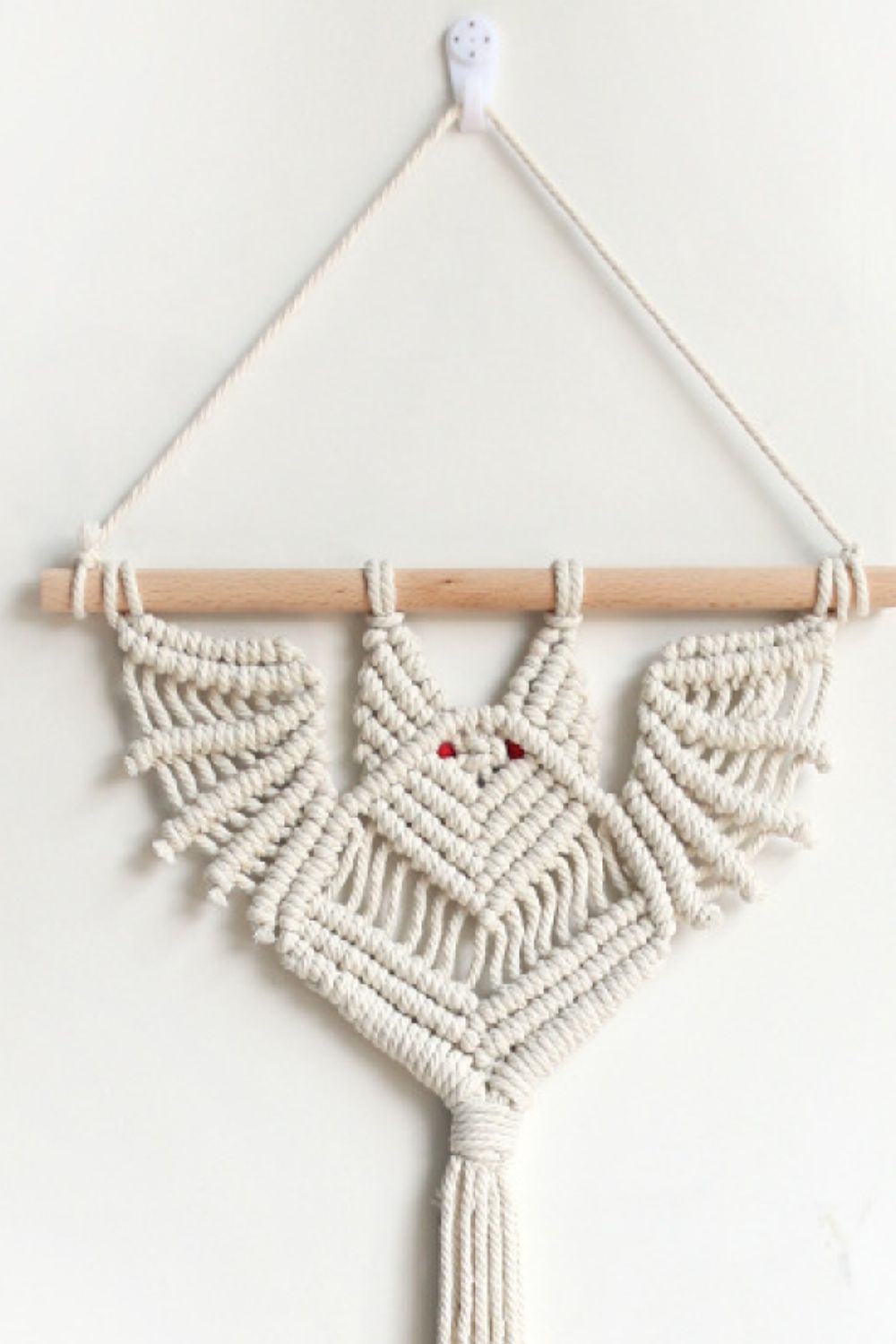 19.7" Bat Macrame Wall Plant Hanger [Spirit and Rebel]   