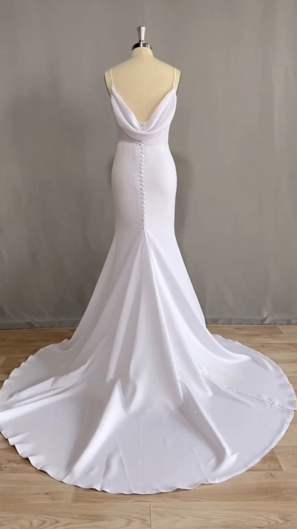 Draped Dreams Mermaid Boho Wedding Dress