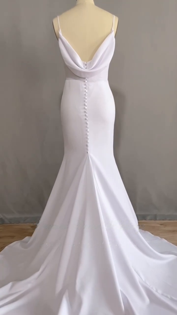 Draped Dreams Mermaid Boho Wedding Dress