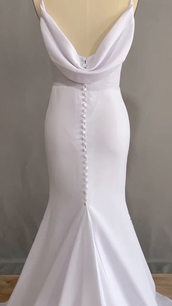 Draped Dreams Mermaid Boho Wedding Dress