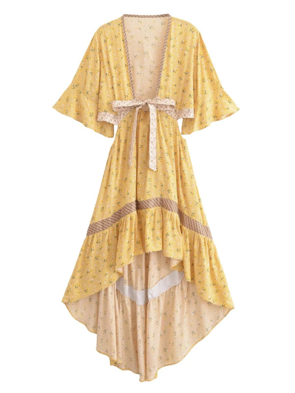 14 Bohemian Bliss Cut Out Dress and Top Skirt Boho Set