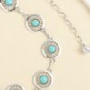 Vintage Turquoise Alloy Boho Belt - Spirit and Rebel